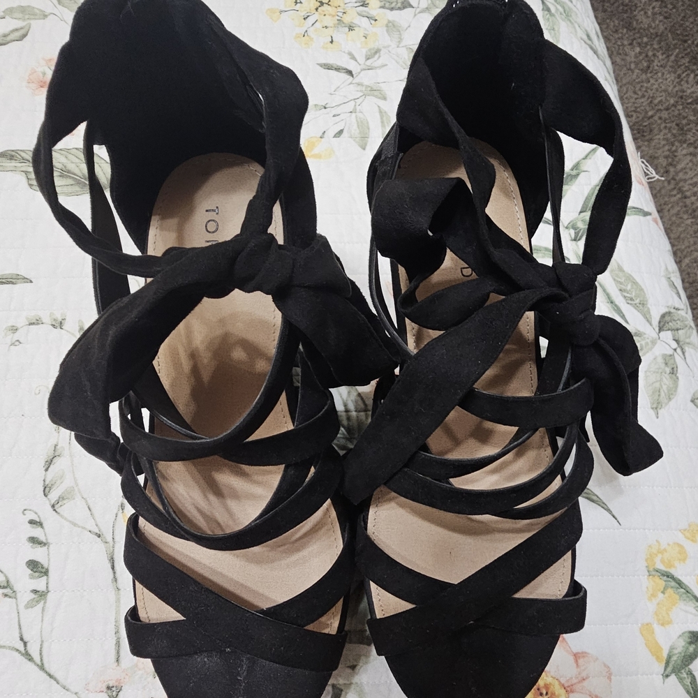 Torrid Black Strappy Heels